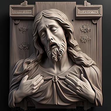 3D model st jesus (STL)